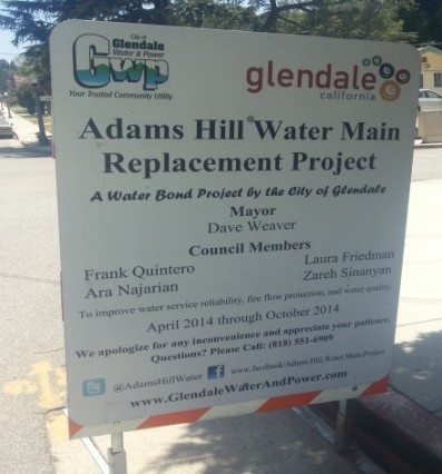 Adams Hill Water Main Replacement